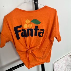 Small orange Fanta shirt